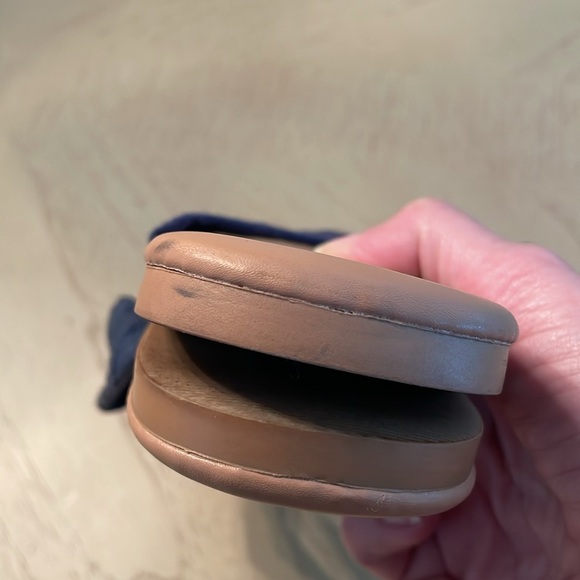 TORRID Women's Blue Eyelet Flip Flops Sandals 8ww extra wide width Slip On - Picture 7 of 8